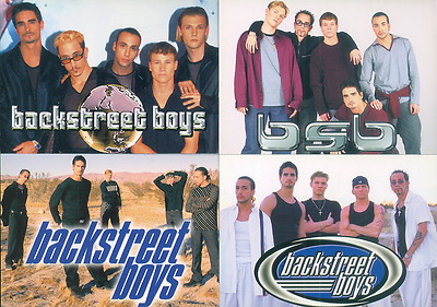 BACKSTREET BOYS BLACK AND BLUE 2000 BASE CARD SET OF 54 MU