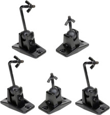 5 Black Universal Satellite and Audio Speaker Mount Bracket for Wall or Ceiling