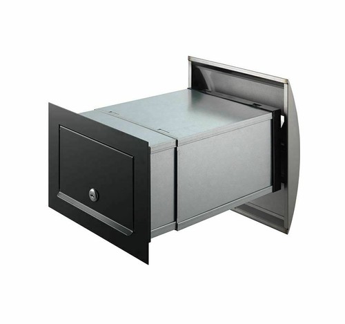Sandleford Sparta A4 Brick Insert Stainless Steel Letterbox with Keys - Picture 2 of 6