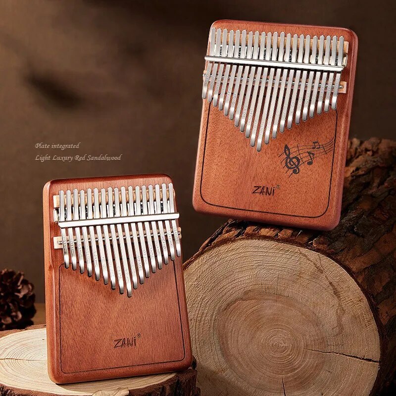 100% New 17 keys 21 keys professional kalimba Mini wooden musical instrument