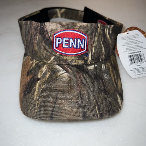 Penn Fishing Sun Visor Hat Men Tournament Fish / Hunting Cap Realtree Max Reel - Picture 8 of 13