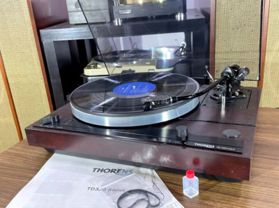 THORENS TD320 MKII Turntable & SME 3009-R BLACK Tonearm Record Player Set Japan