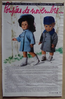 Page De Poupée Françoise Michel - Modes Et Travaux Mars 1968 - Occasion Vintage