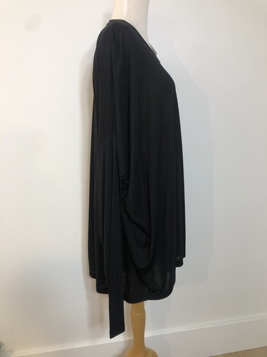 Top túnica Cos negro tejido elástico para mujer talla Lg/XL NUEVO CON ETIQUETAS $69 - Imagen 4 de 10