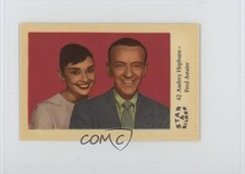 1962 Dutch Gum Star Bilder A Food Issue Audrey Hepburn Fred Astaire #42 0i4g