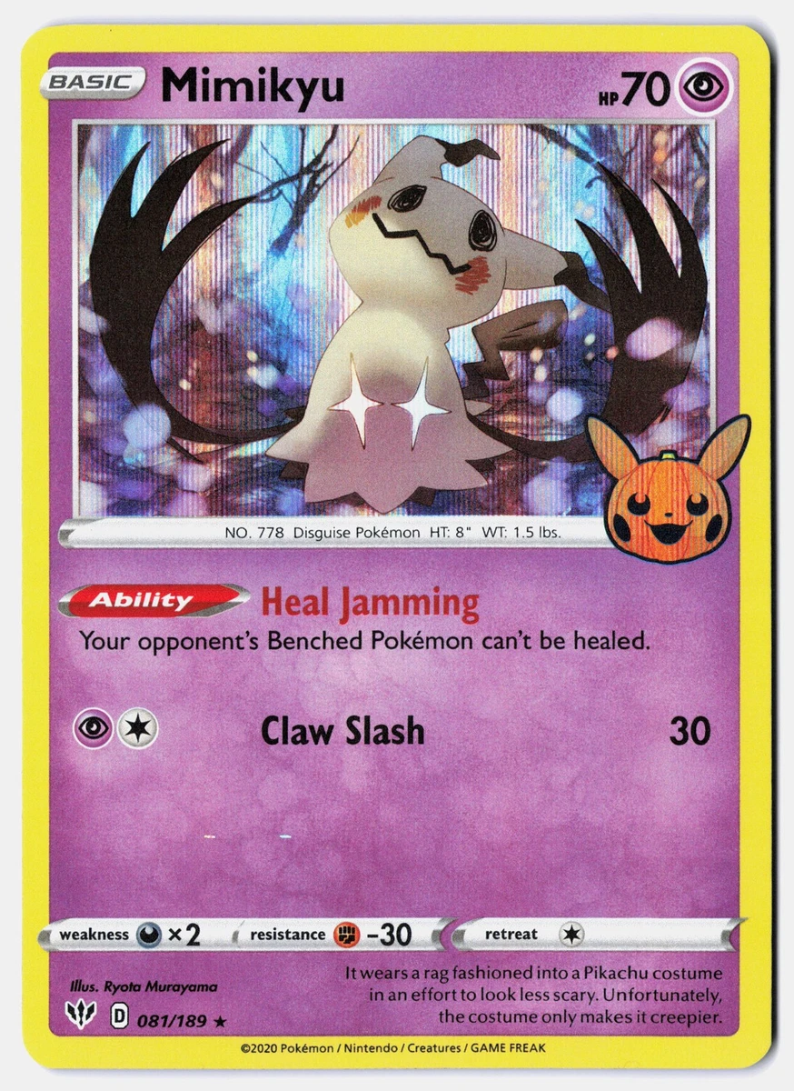 未開封品 ポケカ海外 TRICK OR TRADE 50パック入り ミミッキュ Mimikyu 081/189 Trick or Trade Booster Bundle for sale | eBay