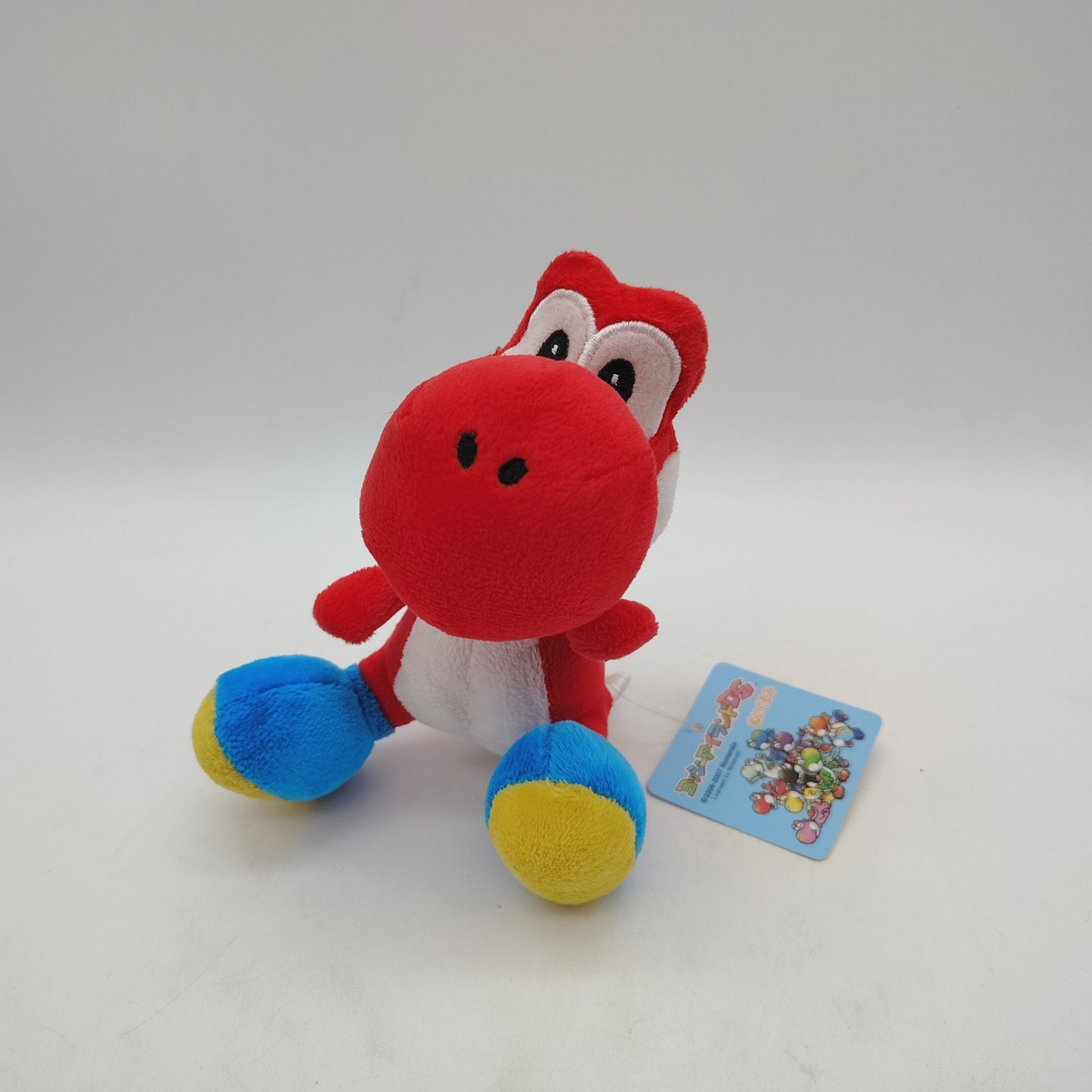 Nintendo Yoshi's Island DS Red Yoshi Sanei Super Mario Plush Doll