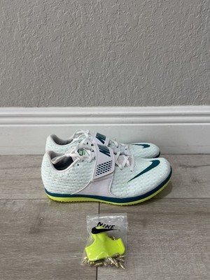 Nike Zoom High Jump HJ Elite White Track Shoes FZ9636-100 Men s Size 9