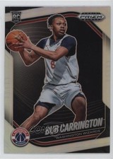 2024-25 Panini Prizm Black Silver Prizm Bub Carrington #92 ru7