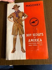 Vintage Boy Scout of America Masonry 1938