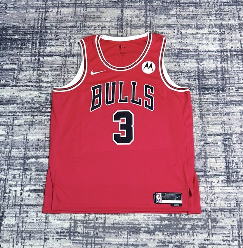 Nike Chicago Bulls Josh Giddey #3 Icon Edition Swingman Jersey Red Size 2XL - 第 1/10 張圖片