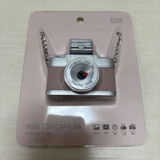 MINI TOY CAMERA hobby new and unused collection picture compact size pink Japan