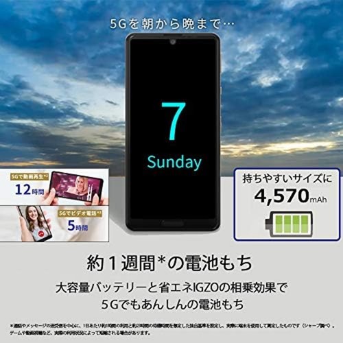 SHARP SIM-Free Smartphone AQUOS sense5G Olive Silver F/S w/Tracking# Japan New - Picture 2 of 8