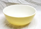 PYREX Yellow Glass Mixing Bowl #404, 4qt, USA, 10" Diameter, 4.5" Tall
