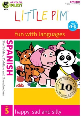 Little Pim: Happy, Sad and Silly (Spanish) [DVD] [*READ* Ex-Lib. DISC-ONLY]
