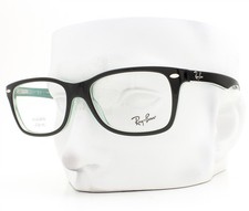 Ray-Ban Eyeglasses RB5228 8121 Unisex Glasses Black on Crystal Green 53mm w/case
