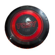 TOSY Ultimate Disc 36 RGB LED Lights Super Bright Frisbee Flying Toy 175g Black 