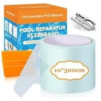 Pool Reparaturset Unterwasser 10X500Cm Selbstklebend PVC Flicken Wasserdicht
