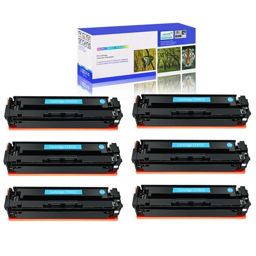 6PK Cyan CF401X Toner do drukarki HP 201X LaserJet MFP M252 M277 M277dw M277n