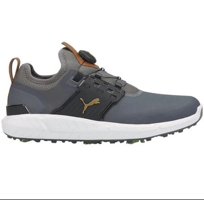 NEW Puma Men's Ignite Articulate Disc Golf Shoes Grey/Black - 9.5