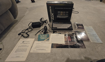 Commodore Plus/4 Computer with Manuals and Extras in Box - Tested and Working