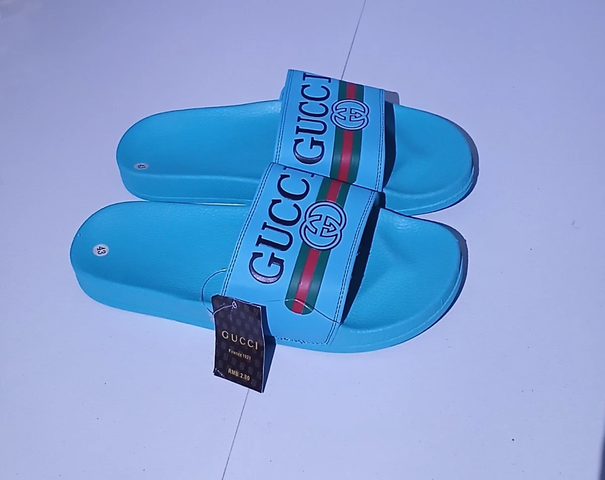 Gucci Blue Sandals for Men for sale | eBay