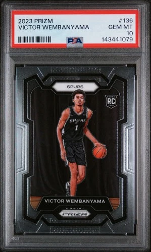 Victor Wembanyama 2023 Panini Prizm #136 Rookie PSA 10