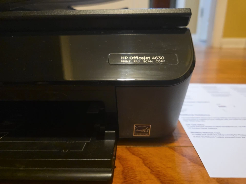 HP Office Jet 4630 All-in-One WLAN Drucker Fax Drucken Scannen Kopieren getestet - Bild 4 von 4