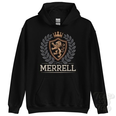 Merrell Fantasy Wappen Hoodie Neuheit Parodie Familienname Wappen