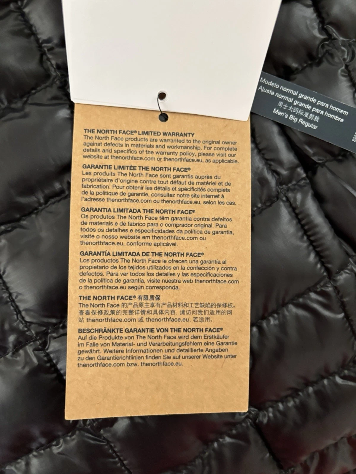 The North Face Men’s Big & Tall Thermoball Quilted Jacket TNF Black 4X NWT $200 - product detail image 21