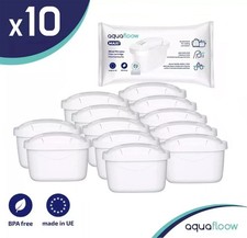 10x Cartouches Filtrantes pour Carafe Filtres à eau compatible avec Brita Maxtra