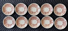 Lot Of 10 Alfred Meakin Staffordshire England Fair Winds Saucers Plates 5.5"