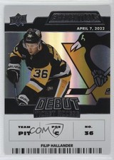2022 Upper Deck Credentials Debut Ticket Access /799 Tier 2 Filip Hallander f0l