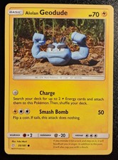 Alolan Geodude (35) 35/181 - SM9 SM - Team Up NM Yuka Morii Art