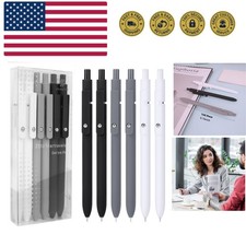Gel Pens, 6pcs 0.5mm Fine Point Black Ink, Smooth Writing Pens for Journaling...