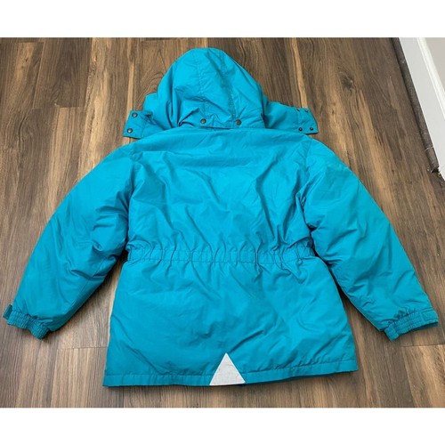 VTG Youth LL Bean Penobscot Parka nylon goose down hooded jacket coat L (14-16) - Picture 4 of 5