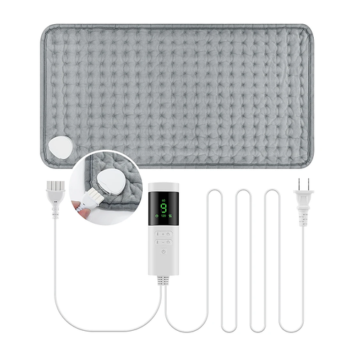 Electric Heating Pad 60x30cm 9 Heat Levels Timer Washable US Plug | eBay