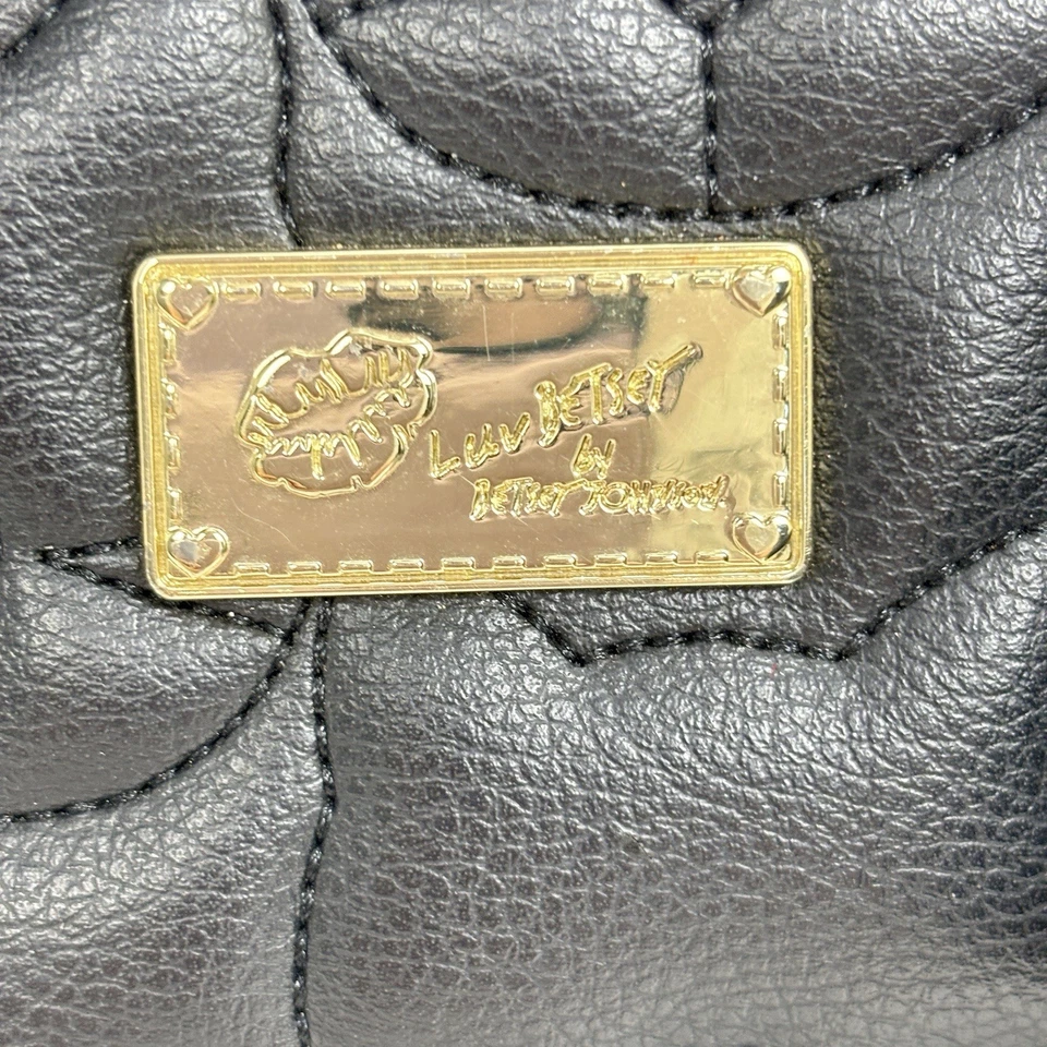 Luv Betsey Johnson Kitty Face Dome Satchel / Crossbody Black - Image 2 of 4