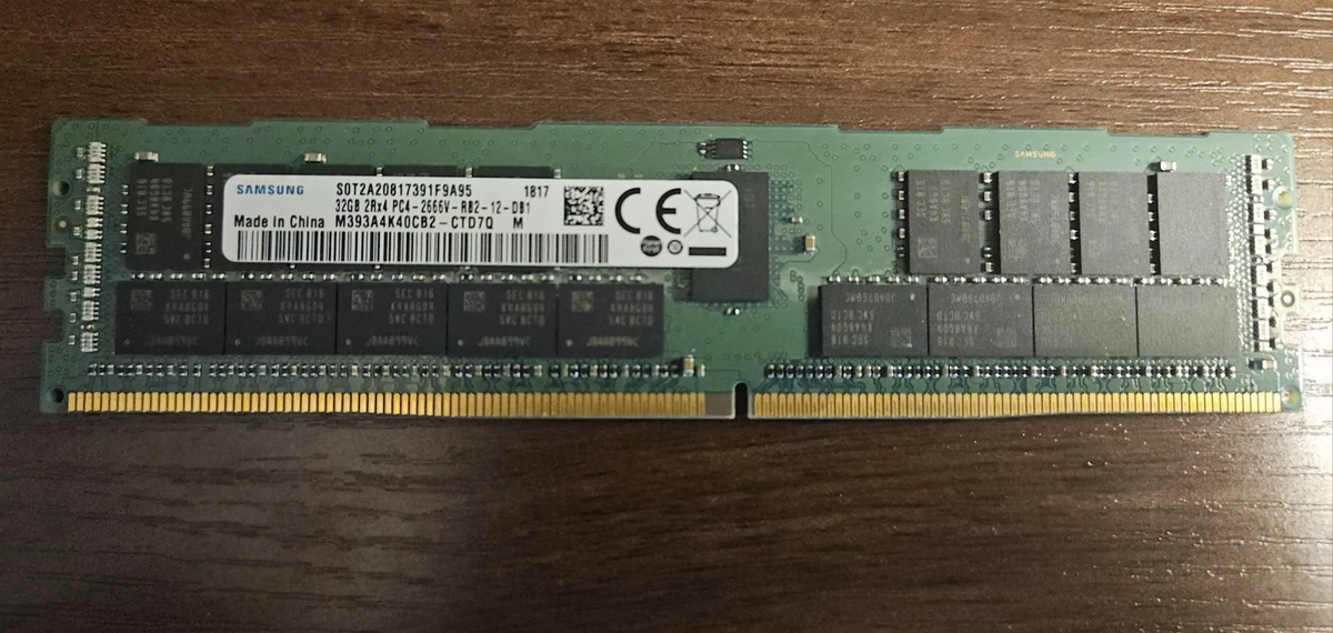 PC4-21300 (DDR4-2666) Bus Speed Computer RAM 32 GB Total Capacity
