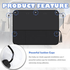 2PCS Suction Cup Car Window Shade for Baby,Upgraded Window Shade for Baby in ...