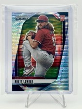 2025 Panini Prizm Rhett Lowder (RC) #268 Pulsar Prizm 129/499 Cincinnati Reds