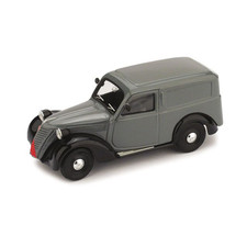 FIAT 1100 E FURGONE 1947-48 GRIGIO/NERO 1:43 Brumm Auto Stradali -I- Modellino N
