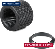 1/2" x28 Thread Protector with 1/2" x 28 Crush Washer