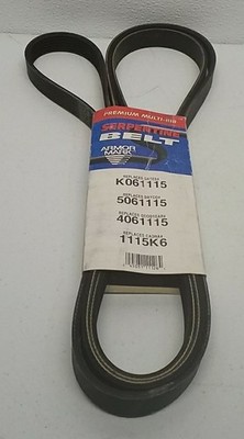 Armor Mark 1115K6 Premium Multi-Rib Serpentine Belt Engine Accessory Drive