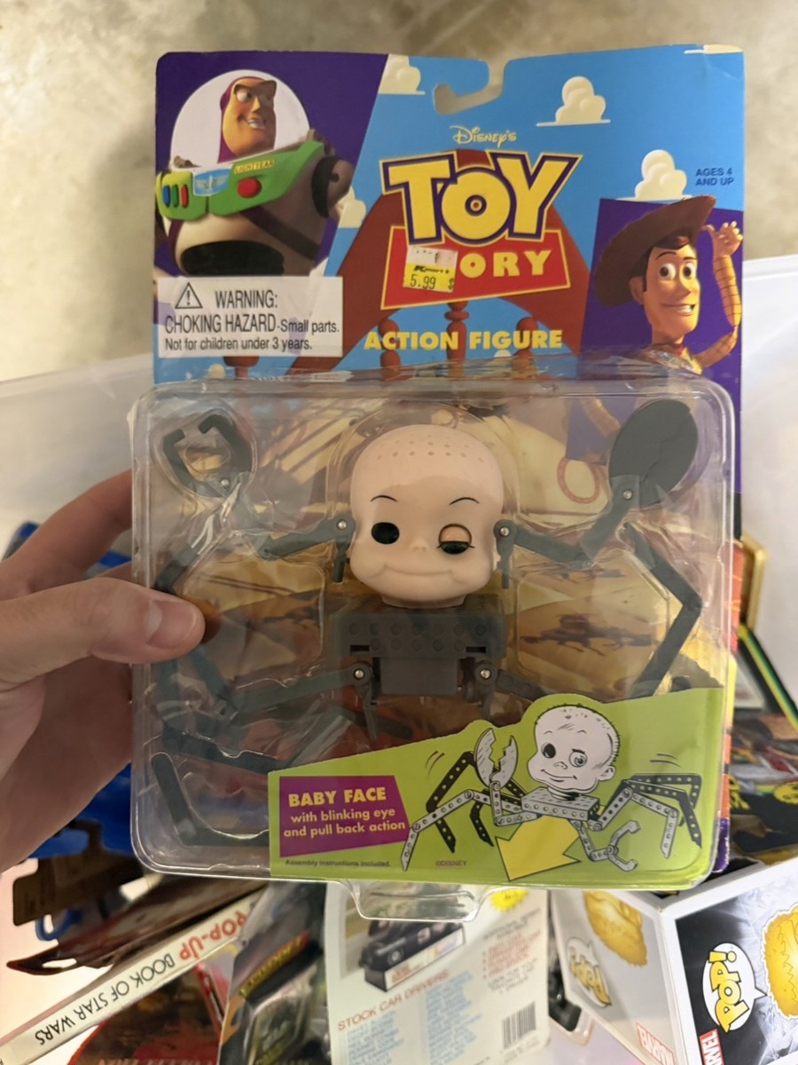 Disney Toy Story Baby Face Action Figure Thinkway Toys Pixar 1995