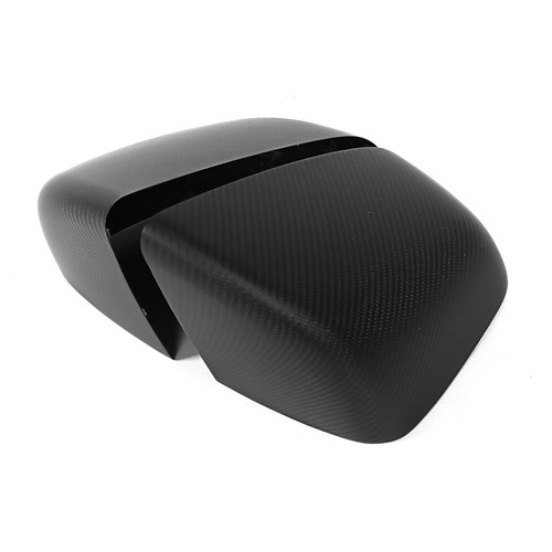 ˘Pair Rearview Mirror Cover Dry Carbon Fiber Cover Trim For Model X 2016‑2021 - Picture 5 of 12