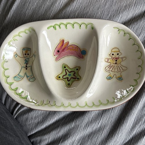 ~RARE~ Stangl ~COOKIE TWINS~ Children’s DIVIDED DISH ~KIDDIEWARE~ FEEDING Plate - Picture 5 of 10