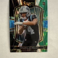 2025 Panini Select Tetairoa McMillan #144 Premier Level Prizm Rookie Panthers