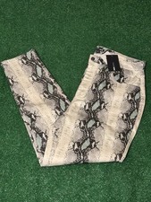 New Fashion Nova Snakeskin Animal Print  Pants. Size 20-36X28