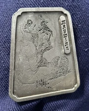 BERGAMOT BRASS WORKS Belt Buckle MAYWINE Vintage 1974